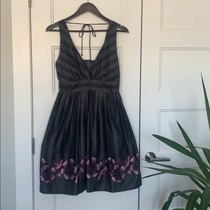Floral and Stripe Bubble Dress